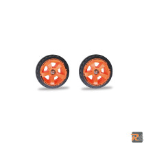 3003PRO/RCR COPPIE RUOTE 7" PER LETTINO SOTTOMACCHINA PROFESSIONAL BETA UTENSILI 030030650 - BETA UTENSILI