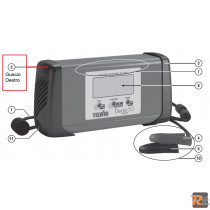 GUSCIO DESTRO ricambio x DOCTOR CHARGE 50 - 321156 - TELWIN
