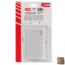 KIT 2 PROTEZIONI VETRO ESTERNO 102x115 mm x Tribe 9-13 cod. 804311 - TELWIN