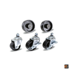 3014R/GR5 - 5 RUOTE DI RICAMBIO PER CAVALLETTO SOSTEGNO MOTORE 3014 - BETA UTENSILI