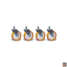 3014SAR/RR - 4 RUOTE DI RICAMBIO PER CAVALLETTO SOSTEGNO MOTORE 3014SAR - BETA UTENSILI