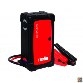 Potente avviatore Telwin multifunzione al litio Drive Pro 12V/24V, ideato per uso professionale. - TELWIN