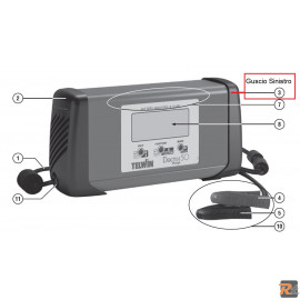GUSCIO SINISTRO ricambio x DOCTOR CHARGE 50 - 321158 - TELWIN