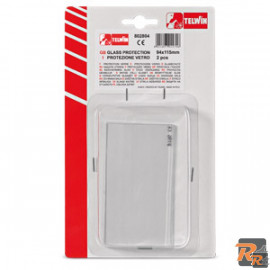 KIT 2 PROTEZIONI VETRO ESTERNO 102x115 mm x Tribe 9-13 cod. 804311 - TELWIN