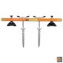 3012 - STAFFA SOSTEGNO MOTORE L.1500mm BETA UTENSILI 030120010