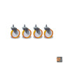3014SAR/RR - 4 RUOTE DI RICAMBIO PER CAVALLETTO SOSTEGNO MOTORE 3014SAR BETA UTENSILI 030140370