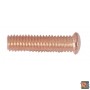 KIT 100 RIBATTINI FILETTATI FE-CU M5X18 TELWIN 802301