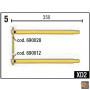 XD2 BRACCI DIRITTI L=350 + ELETTRODI - cod. 803017 TELWIN