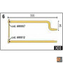 XD3 BRACCI SAGOMATI L=500 + ELETTRODI cod. 803024 TELWIN
